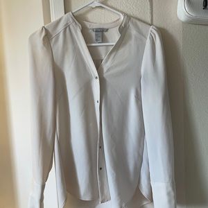 White H&M Button Up Blouse
